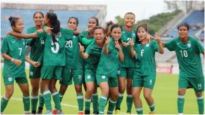 বাংলাদেশ নারী ফুটবল দলের উল্লাস